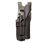 Image of BlackHawk BHP Level 3 Serpa Light Bearing Duty Holster Basket Weave Black Right Hand For S&amp;W M&amp;P 9mm/.40 Pro 44H545BW-R