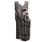 Image of BlackHawk BHP Level 3 Serpa Light Bearing Duty Holster Basket Weave Black Left Hand For S&amp;W M&amp;P 9mm/.40 Pro 44H545BW-L