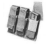 Image of BlackHawk Duty Triple Pistol Mag Pouch Black 51PM03BK