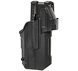 Image of BlackHawk T-series L2D LB Black RDS Glock 17/19/22/23/31/32/45/47 w/TRL 1/2, Left Hand Box, Plain, 44NB00BKL