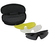 Image of BlackHawk HellStorm Shooting Glasses Tactical Eyewear Kit in case w/ 3 colored lenses 8127