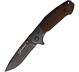Image of Blackjack Linerlock Brown Micarta