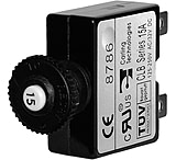 Image of Blue Sea Systems 7056 15A Push Button Thermal with Quick Connect Terminals