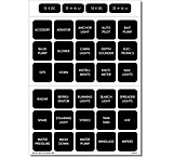 Image of Blue Sea Systems 4215 Square Format Label Set