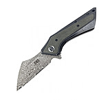 Image of BucknBear Damascus Shark Fin Fixed Knife