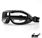 Image of Bobster Night Hawk OTG Sport Goggle with Black Frame and Anti-fog Clear Lens BHAWK01C