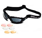 Image of Body Specs BSG Demi Frame Goggles/Sunglasses with Copper Mirror Lens/Yellow &amp; Clear extra lens