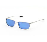 Image of Body Specs Hi-5 Sunglasses, Silver Gun Metal Frame &amp; Blue Revo Lens