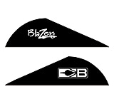 Image of Bohning Blazer Vanes 2&quot; Solid Black 36pk