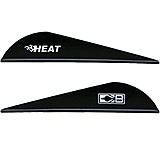 Image of Bohning Heat Vane 2.5&quot; Solid Black 100pk