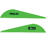 Image of Bohning Heat Vane 2.5&quot; Solid Neon Green 100pk