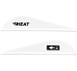 Image of Bohning Heat Vane 2.5&quot; Solid White 100pk