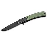 Image of Boker 01BO931 Modern Gentleman 2.95" Plain Black Nitro-V Blade Green Micarta Ha