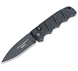 Image of Boker 01KALS99 Kalashnikov Pocket 3.35&quot; Plain D2 Steel Blade Black Aluminum Han