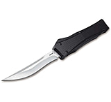 Image of Boker 06EX243 3.35&quot; Plain D2 Steel Blade Black Aluminum Handle