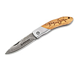 Image of Boker Caveman Damascus Lockback 3.25 in Damascus Steel Folding Knife