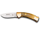 Image of Boker USA Green Bone Stockman Hunting Knife w/ Leather Sheath - 8&quot; Open