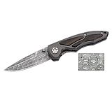 Image of Boker Leo Damascus Folding Knife - 7 3/8&quot; OAL