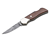 Image of Boker USA Leopard Damascus Ironwood Folding Knife, 2.36in