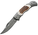 Image of Boker USA Stag Damascus 7in Folding Knife