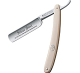 Image of Boker USA Straight Razor, Faux Ivory Handle, Carbon Steel, 6/8in