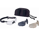 Image of Bolle Combat Kit - Smoke/CSP/Clear Lens, Platinum Antifog/Antiscratch Coating