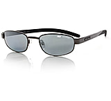 Image of Bolle Demeanor Polarized Sunglasses, Satin Black Frame, Polarized TNS Gun Lens 10147