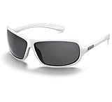 Image of Bolle DeSoto Sun Glasses, White Frame, Polarized TNS Lens