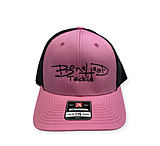 Image of Bonehead Tackle Cap Richardson 115 Low Pro Pink/Black 5FF983AF