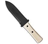 Image of Bonsai Hori Hori Garden Fixed Blade Knife 6.5 Black Serr BONH30 0AE9CFEC