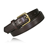 Image of Boston Leather 1 1/4inch Brown Feather Edge Dress Belt