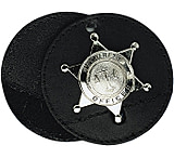 Image of Boston Leather 3 1/2" Round Badge Holder, Swi
