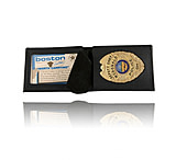 Image of Boston Leather Billfold Style Badge Wallet BOS-250