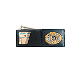 Image of Boston Leather Billfold Wallet Style Badge &amp;