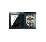 Image of Boston Leather Book Style Badge &amp; Id Case