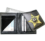 Image of Boston Leather Book Style Wallet Withflip Out