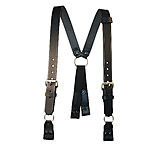 Image of Boston Leather Firefigter's Suspenders W/ Loop Attachment and Reflective Ribbon
