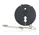 Image of Boston Leather Circle Badge Holder