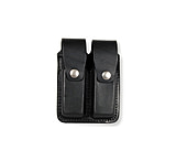 Image of Boston Leather Doub Mag Pouch 9mm Pl Bl