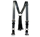 Image of Boston Leather Firefighter's Suspenders, Loop And Abs Rectangular Ring