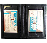 Image of Boston Leather Id Case 2 Windows Large Soft