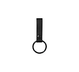 Image of Boston Leather Light Ring Plain Black Snap