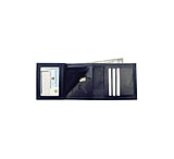 Image of Boston Leather Tri-fold Badge Walletw/cc Slot
