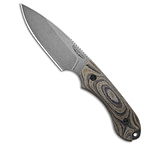 Image of Bradford Knives Bradford Guardian 4 MagnaCut Fixed Blade Knife Black/Green Micarta 4.6 SW E397A475