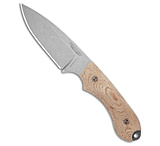 Image of Bradford Knives Guardian 4.2 Fixed Blade Knife Natural Micarta 4.9 Stonewash CD17F48B
