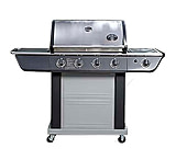 Image of Bradley Smoker Jim Beam 4-Burner Stainless Grill