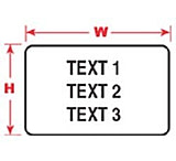 Image of Brady Labels for LABXPERT Laboratory Labeling System, Brady 60913