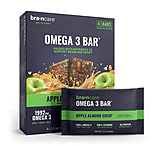 Image of BrainCare Omega 3 BarR - Apple Almond Crisp - Box 4 Count DC28AE9F