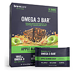 Image of BrainCare Omega 3 BarR - Apple Almond Crisp - Box 8 Count C9EE0BD5