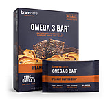 Image of BrainCare Omega 3 BarR - Peanut Butter Chip - Box 4 Count 527B456E